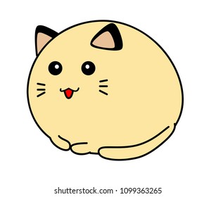 Yellow Cat Cartoon