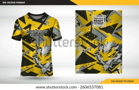Yellow caution tape vector line design, a hazard symbol for t-shirt icons