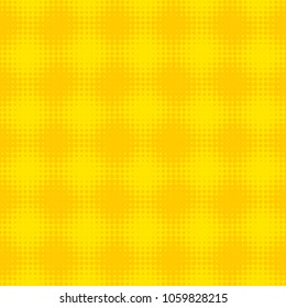 Yellow checkered abstract halftone design background retro vector illustration.