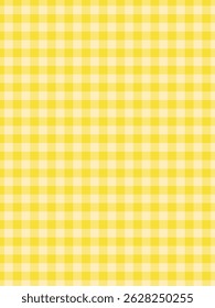 Yellow checkered pattern for home textiles and clothing