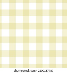 Yellow checkered pattern. Rug pattern, clothing, fabrics. Seamless pattern for tablecloths, skirts, napkins, and other home designs.