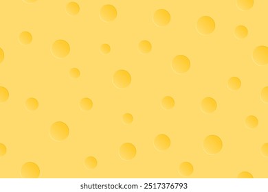 Yellow cheese pattern vector illustration