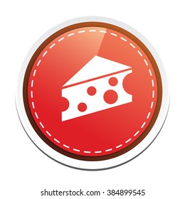 yellow cheese slice icon