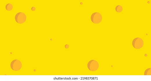 Yellow Cheese Texture Wallpaper Background Vector Icon Illustration Food Category