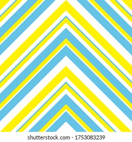 Color amarillo diagonal rayado fondo de patrón sin costura adecuado para textiles de moda, gráficos