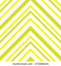 Yellow Chevron diagonal striped seamless pattern background suitable for fashion textiles, graphics
