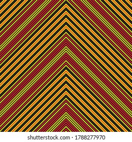 Yellow Chevron diagonal striped seamless pattern background suitable for fashion textiles, graphics
