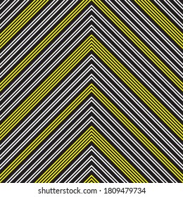 Color amarillo diagonal rayado fondo de patrón sin costura adecuado para textiles de moda, gráficos
