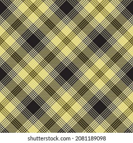 Yellow Chevron Plaid Tartan textured Seamless pattern design suitable for fashion textiles and graphics