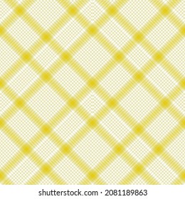 Yellow Chevron Plaid Tartan textured Seamless pattern design suitable for fashion textiles and graphics