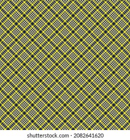 Yellow Chevron Plaid Tartan textured Seamless pattern design suitable for fashion textiles and graphics