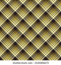 Yellow Chevron Plaid Tartan textured Seamless pattern design suitable for fashion textiles and graphics