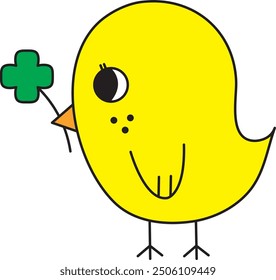 yellow, chicken, animal, chick, bird, newborn, isolated, little, feather, fun, baby, cartoon, funny, vector, cute, wing, background, celebration, cheerful, season, farm, white, character, spring, east