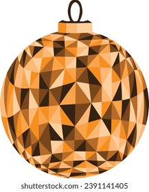 The yellow Christmas ball ornament, with its striking diamond pattern, brings a golden glow to your holiday decor. Its warm hue symbolizes brightness and positivity