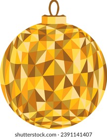 The yellow Christmas ball ornament, with its striking diamond pattern, brings a golden glow to your holiday decor. Its warm hue symbolizes brightness and positivity