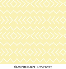Yellow Christmas fair isle pattern background for fashion textiles, knitwear and graphics
