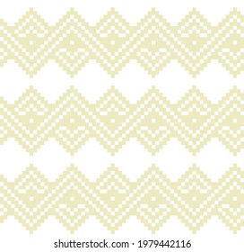 Yellow Christmas fair isle pattern background for fashion textiles, knitwear and graphics