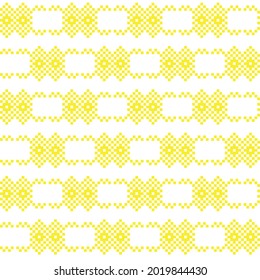 Yellow Christmas fair isle pattern background for fashion textiles, knitwear and graphics