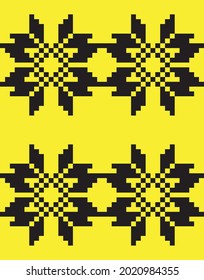 Fondo del patrón de la feria navideña amarilla para textiles de moda, prendas de vestir y gráficos