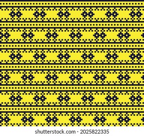 Fondo del patrón de la feria navideña amarilla para textiles de moda, prendas de vestir y gráficos