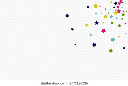 Yellow Circle Decoration Transparent Background. Celebrate Splash Design. Fun Dust Illustration. White Dot Vector Background.