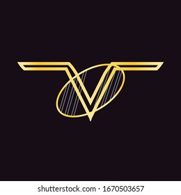icono del logotipo de diseño de círculo amarillo vectorial