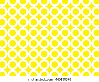 Yellow circle and Loop White background,Textures