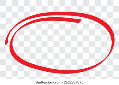 Yellow circle pen draw. Highlight hand drawn yellow circle isolated on white background. Handwritten yellow circle for marker, pen, pencil, logo and text check.