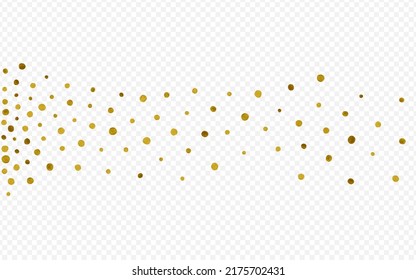 Fondo transparente del vector rico en círculo amarillo. Fondo Brillo Aislado. Textura del glamour de la secuencia dorada. Ilustración de luz brillante.