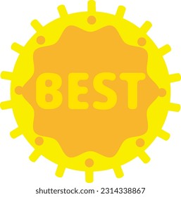 Yellow Circle Sun Sunlight Special Sale Icon Style