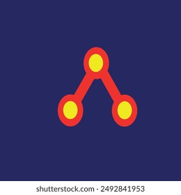 yellow circles inside red circle