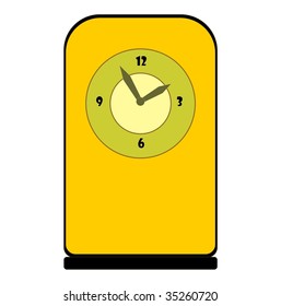 Yellow clock