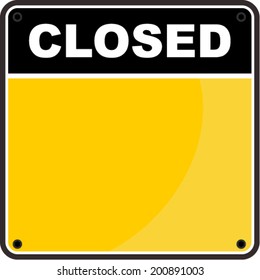 Yellow closed
