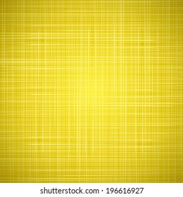 Yellow cloth texture background. Vector illustration for your bright funny design. Book cover. Fabric bright ecological canvas wallpaper with delicate striped pattern.