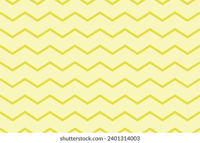 yellow cloth with yellow zigzag lines 