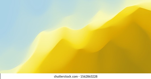 Nube amarilla y cielo azul por la noche. Patrón moderno. Fondo natural. Patrón moderno. Antecedentes abstractos. Ilustración vectorial.