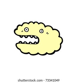 yellow cloud cartoon