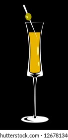 yellow cocktail