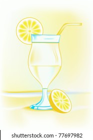 Yellow cocktail