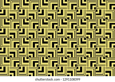 Yellow color. abstract seamless geometric pattern. for wallpapers, web page background, surface textures, Image for advertising booklets, banners. Vector illustration