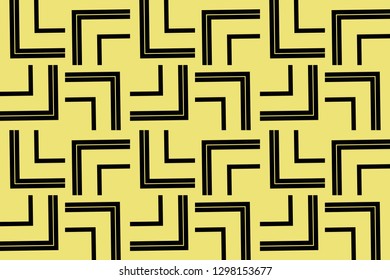 Yellow color. abstract seamless geometric pattern. for wallpapers, web page background, surface textures, Image for advertising booklets, banners. Vector illustration