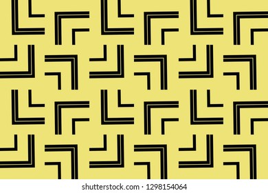 Yellow color. abstract seamless geometric pattern. for wallpapers, web page background, surface textures, Image for advertising booklets, banners. Vector illustration
