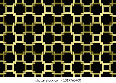 Yellow color. abstract seamless geometric pattern. for wallpapers, web page background, surface textures, Image for advertising booklets, banners. Vector illustration