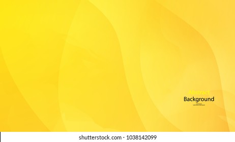 Yellow color background abstract art vector