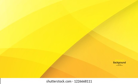 Yellow color background abstract art vector