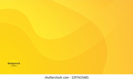 Yellow color background abstract art vector