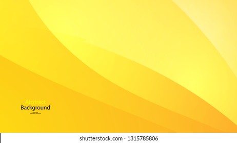Yellow color background abstract art vector