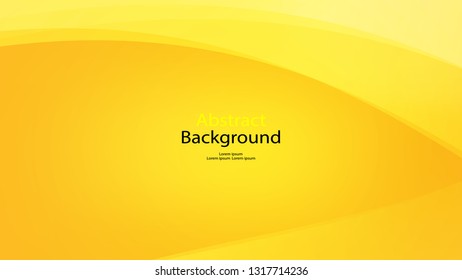 Yellow color background abstract art vector