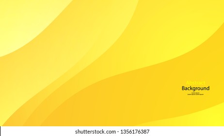 Yellow color background abstract art vector
