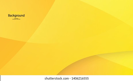 Yellow color background abstract art vector